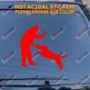 K9 K-9 Police Dog German Shepherd Training Decal Sticker Car Vinyl Pick Size g (red, 6'' x 5.8" (15.2cm x 14.6cm)) view 1