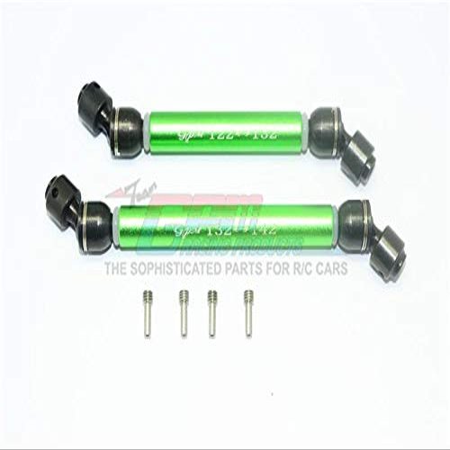Element Enduro Sendero Trail Truck Upgrade Parts Steel + Aluminum Front CVD Drive Shaft - 1Pr Set Green