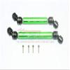 Element Enduro Sendero Trail Truck Upgrade Parts Steel + Aluminum Front CVD Drive Shaft - 1Pr Set Green view 1