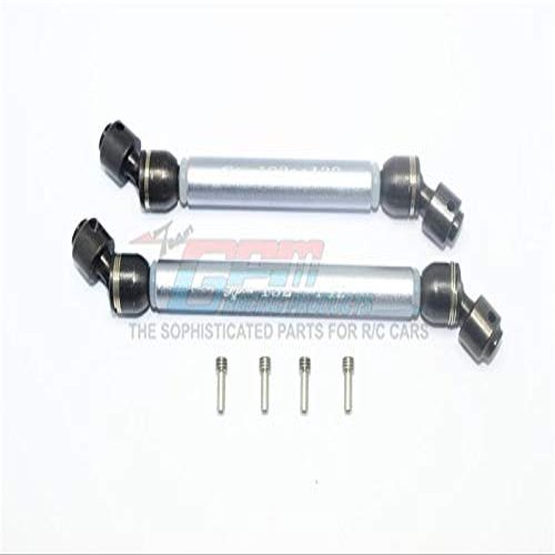 Element Enduro Sendero Trail Truck Upgrade Parts Steel + Aluminum Front CVD Drive Shaft - 1Pr Set Gray Silver