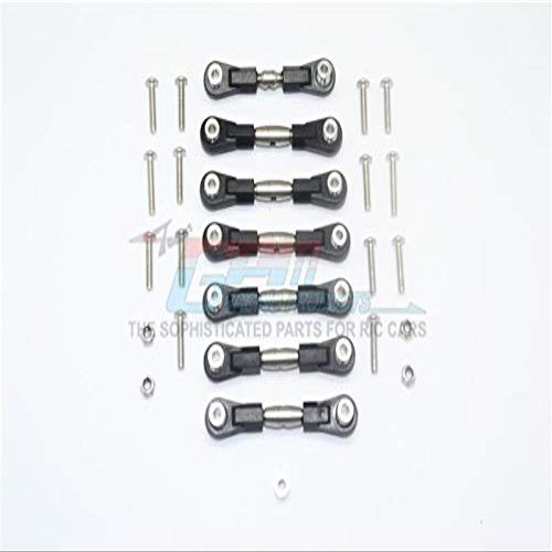 HPI WR8 Flux Upgrade Parts Stainless Steel Adjustable Tie Rods - 7Pc Set