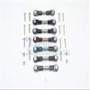 HPI WR8 Flux Upgrade Parts Stainless Steel Adjustable Tie Rods - 7Pc Set view 1