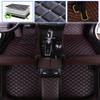 SureKit Car Floor Mats Compatible with Buick Envision 2014-2019 (Rear Seats Cannot Slide) Floor Liner Waterproof Anti-Skid Luxury Leather Full Coverage Liner Front Rear Mat/Set(Black red) view 1
