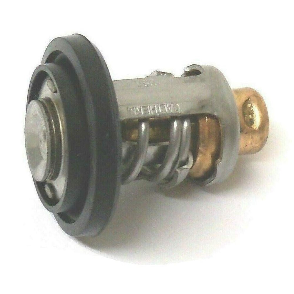 GLM Stainless Steel Thermostat for Yamaha 2 Stroke V4 & V6 115, 130, 150, 175, 200, 225, 250 Hp, Replaces 6E5-12411-30-00, 18-3540, Read Product Description for Applications Before Ordering