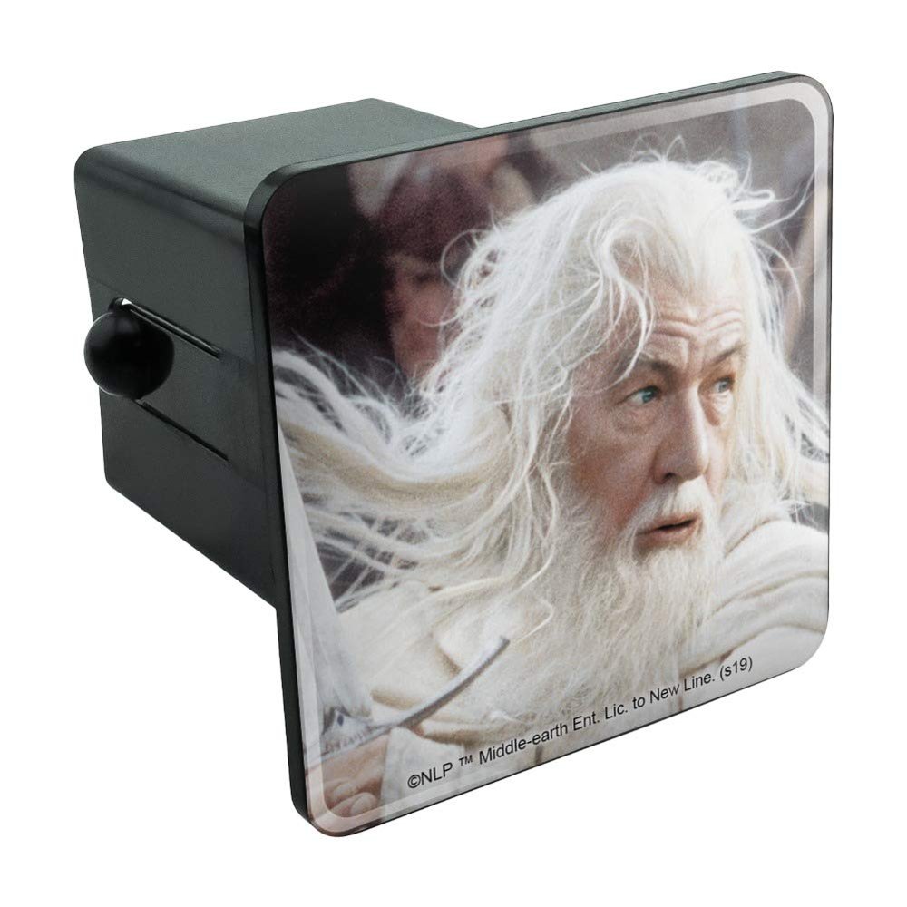 GRAPHICS & MORE THE Lord of THE Rings Gandalf the White Character Tow Trailer Hitch Cover Plug Insert