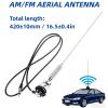 for Vintage Antenna Gorgeri Car Antenna, 18.5" Universal Car Roof Radio AM/FM Aerial Antenna 180Swivel view 2