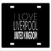 Makoroni - I Love Liverpool, United Kingdom Aluminum Car License Plate view 1