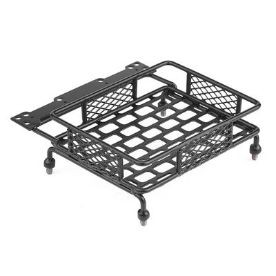 VGEBY RC Roof Rack, Black Steel Luggage Tray Roof Rack for 1/10 RC Crawler Car, Universal Fit, Compatible with CC01 / CR01 / D90 / SCX10, Lightweight and Solid