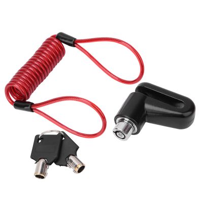 Electric Scooter Lock, Scooter Motorcycle Lock Rustproof Cable Chain Lock with Reminder Cable for M365 Electric Scooter