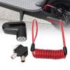 Electric Scooter Lock, Scooter Motorcycle Lock Rustproof Cable Chain Lock with Reminder Cable for M365 Electric Scooter view 3