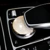 NIUHURU Car Interior Bling Accessories fit for Mercedes Benz C Class GLC (Multimedia Knob Cover 1pc, Gold) view 3