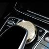 NIUHURU Car Interior Bling Accessories fit for Mercedes Benz C Class GLC (Multimedia Knob Cover 1pc, Gold) view 4