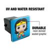 GRAPHICS & MORE Wonder Woman Cute Chibi Tow Trailer Hitch Cover Plug Insert view 2