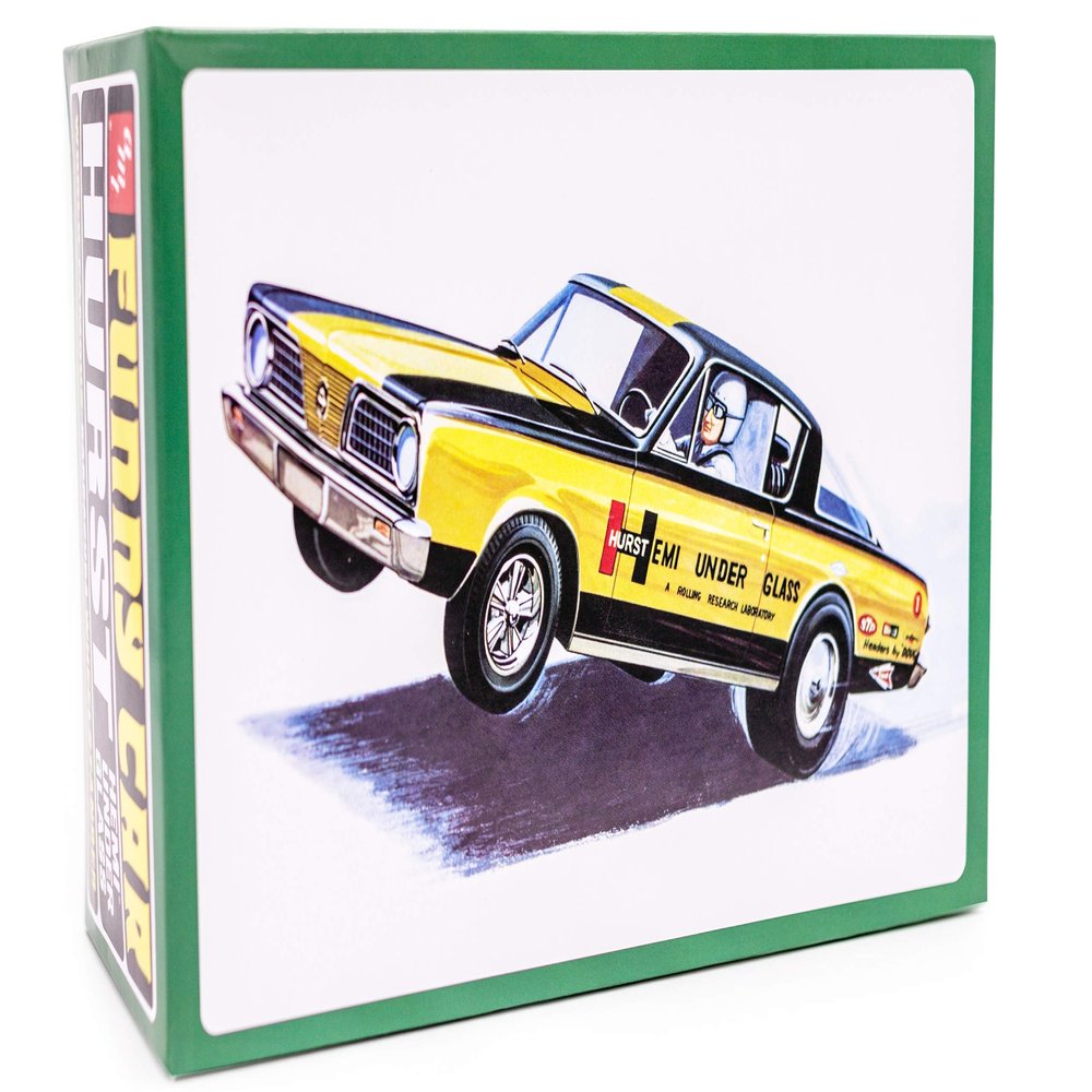AMT Skill 2 Model Kit 1966 Plymouth Barracuda Funny Car Hemi Under Glass 1/25 Scale Model