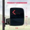 KEMIMOTO Golf Cart Side Mirrors with LED Turn Signal Lights, Universal Rear View Mirrors Compatible with Club Car, EZGO, ICON, Drive, and Kandi Golf Carts view 4