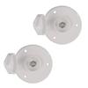 RecPro RV Cable TV Plate | Coaxial Cable Connector | Black or White Option | 1 or 2 Option (White, 2 Outlets) view 1
