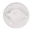 RecPro RV Cable TV Plate | Coaxial Cable Connector | Black or White Option | 1 or 2 Option (White, 2 Outlets) view 3