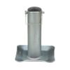 Seachoice Jack Foot for Round Table A-Frame Jacks, Fits 2-1/4 in. ID Tube, 8-1/2 in. Height, Zinc Plated view 3