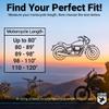 Platinum Shield Motorcycle Cover, Heavy Duty Polyester with Inner Fleece Lining, Protects from Rain, Sun, UV & More (Fits Length: Up to 80") view 4