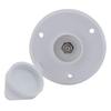 RecPro RV Cable TV Plate | Coaxial Cable Connector | Black or White Option | 1 or 2 Option (White, 1 Outlet) view 1