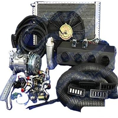 Coldmaster Under Dash AC Kit - 404-000DC 2A Black