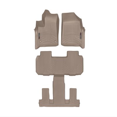 WeatherTech Custom Fit FloorLiners for Buick Enclave - Full Set (4512691-4512282), Tan