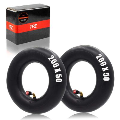 1PZ 200X50 Inner Tube for Razor Crazy Cart XL DLX Shift Go Cart Kart Dune Buggy eSpark E200 E200S E225 E100 Power Core Glow E125 E150 E175 Electric Scooter 360 PowerRider 8" X 2" Tires Tube Parts