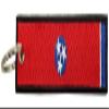 Luso Aviation Tennessee Flag Key Chain, 100% Embroidered view 1
