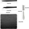 Plastic Handle Nylon Anti Static Brushes Cleaning Keyboard Car Seat Wall Gap Water Cup Home Appliances Brush Cloth Puller Tweezers Kit (Set of 19) view 2