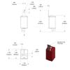 iJDMTOY 2-Pin FLL007 FL2 Electronic LED Flasher Relay Fix Compatible with Car LED Turn Signal Bulbs Hyper Flash Issue view 2