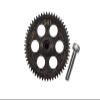 X-Rider 1/8 Flamingo RC Tricycle Upgrade Parts Harden Steel #45 Rear Main Gear (54T) - 1Pc Set Black view 1