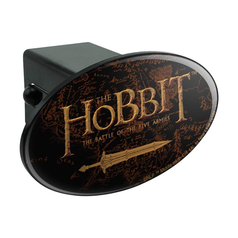 GRAPHICS & MORE The Hobbit Battle of the Five Armies Logo Oval Tow Trailer Hitch Cover Plug Insert