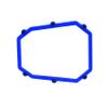 ATV TEK Elite Series 1 Side View Mirror Replacement Frame, blue view 1