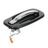 SCITOO Chrome Door Handle Exterior Rear Left Side Replacement fit for 2000-2007 for Chevy Silverado for GMC Sierra view 2