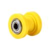 Drive Chain Roller, 8mm Chain Roller Slider Tensioner Wheel Pit Dirt Mini Bike Moto Atv 4 Colors for Choice(Yellow) Engine power modification view 2