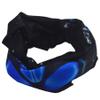 Obacle Skull Face Mask - 3D Tube Mask with Seamless Durable Protection for Dust, Wind, Cycling, Motorcycle Riding - Skeleton Pattern, Blue with Eye and Nose Details view 4