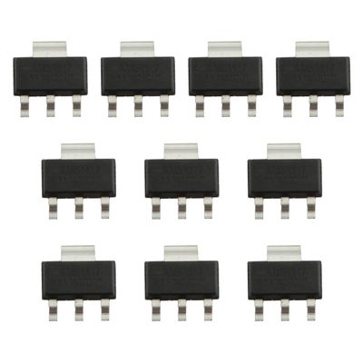 Tegg AMS1117-3.3V 10PCS Voltage Regulator AMS1117 3.3V 1A