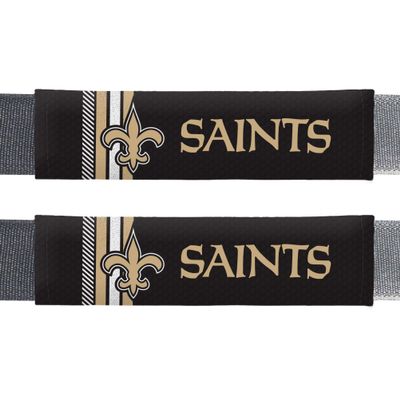 Fremont Die NFL New Orleans Saints Rally Seat Belt Pads, Universal Fit, Universal Fit, Team Colors