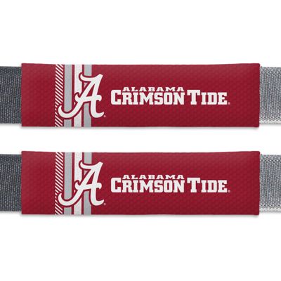 Fremont Die NCAA Alabama Crimson Tide Rally Seat Belt Pads, Universal Fit, Universal Fit, Team Colors