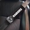 Fremont Die NFL Oakland Raiders Rally DesignAuto Seat Belt Pads, Team Colors, One Size, Universal Fit (71304) view 2