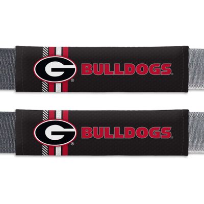 Fremont Die NCAA Georgia Bulldogs Rally Seat Belt Pads, Universal Fit, Universal Fit, Team Colors