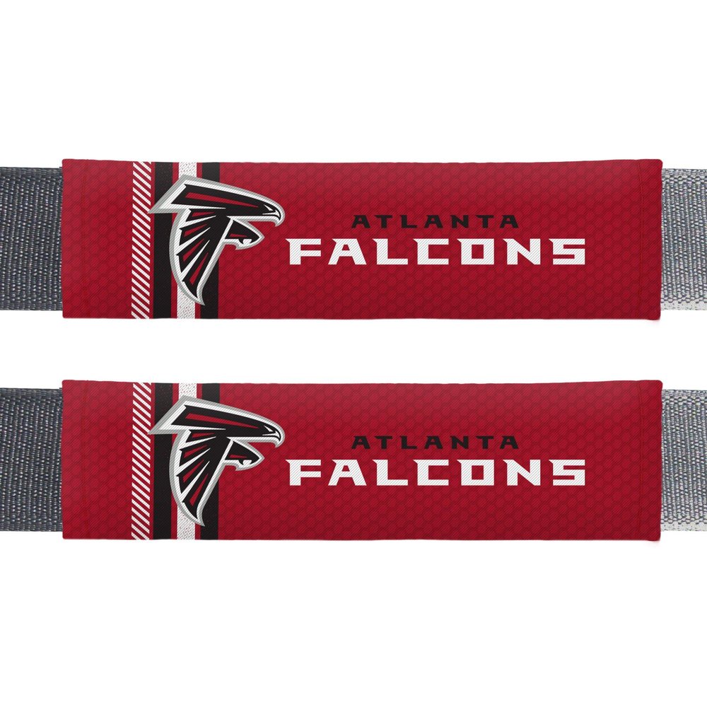 Fremont Die NFL Atlanta Falcons Rally Seat Belt Pads, Universal Fit, Universal Fit, Team Colors