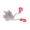 Zerone RC Trailer Chain Hook, 1:10 Chain Trailer Winch Hook, Metal Mini Chain Hook and Trailer Tow Shackles, Tow Rope Winch Shackles Accessory for RC Climbing Crawler Car Accessory Parts view 2