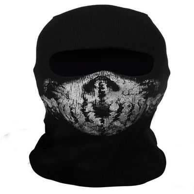 Surprise Mask Skull for Ghost Motorcycle Mask Face Mask Black