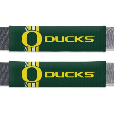 Fremont Die NCAA Oregon Ducks Rally Seat Belt Pads, Universal Fit, Universal Fit, Team Colors
