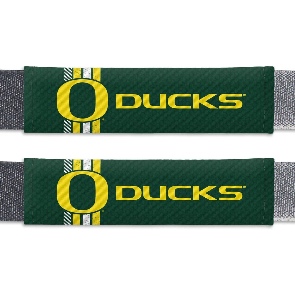 Fremont Die NCAA Oregon Ducks Rally Seat Belt Pads, Universal Fit, Universal Fit, Team Colors