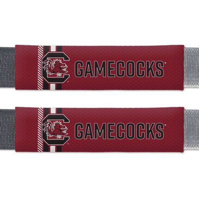 Fremont Die NCAA South Carolina Fighting Gamecocks Rally Seat Belt Pads, Universal Fit, Universal Fit, Team Colors