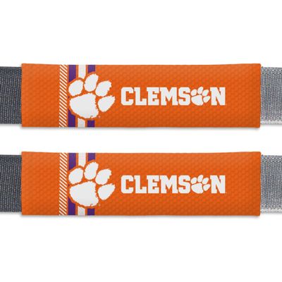 Fremont Die NCAA Clemson Tigers Rally Seat Belt Pads, Universal Fit, Universal Fit, Team Colors