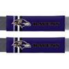Fremont Die NFL Baltimore Ravens Rally Seat Belt Pads, Universal Fit, Universal Fit, Team Colors view 1