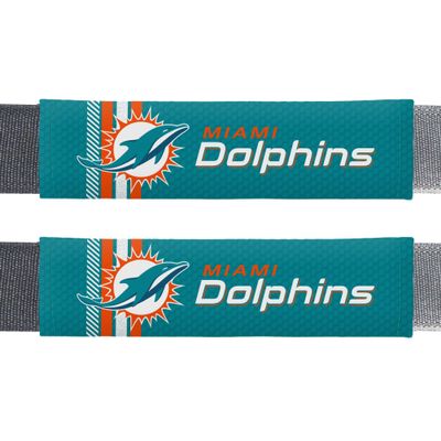 Fremont Die NFL Miami Dolphins Rally Seat Belt Pads, Universal Fit, Universal Fit, Team Colors